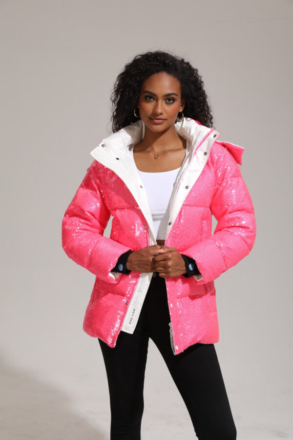 Women’s Short Puffer Parka - Image 4