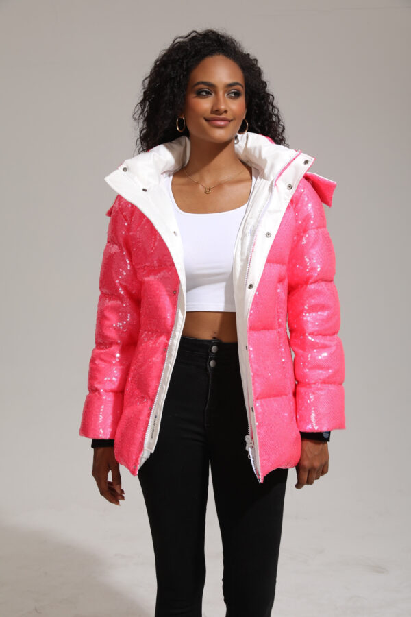 Women’s Short Puffer Parka - Image 5