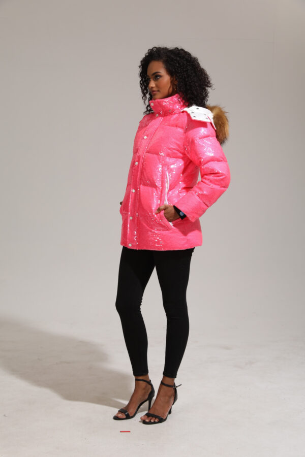 Women’s Short Puffer Parka - Image 8