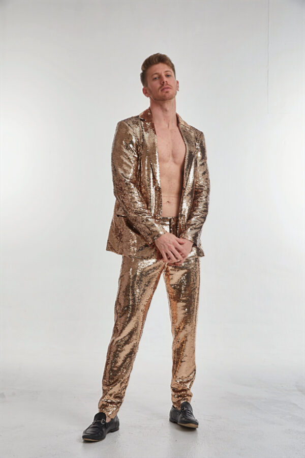 Men’s Tailored Sequin Suit - Image 2