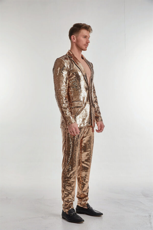 Men’s Tailored Sequin Suit - Image 3