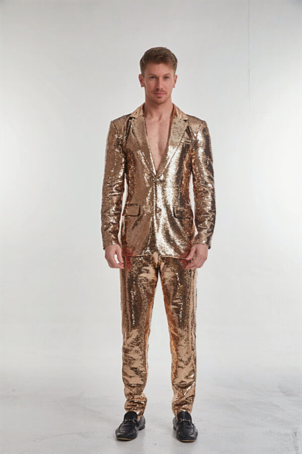 Men’s Tailored Sequin Suit - Image 5