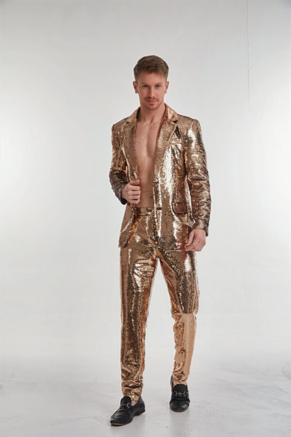 Men’s Tailored Sequin Suit