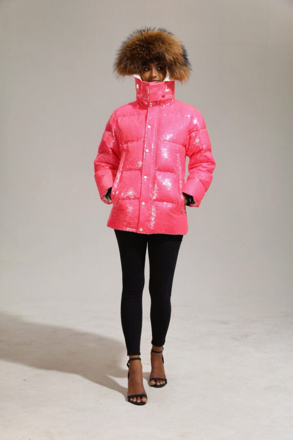 Women’s Short Puffer Parka - Image 2