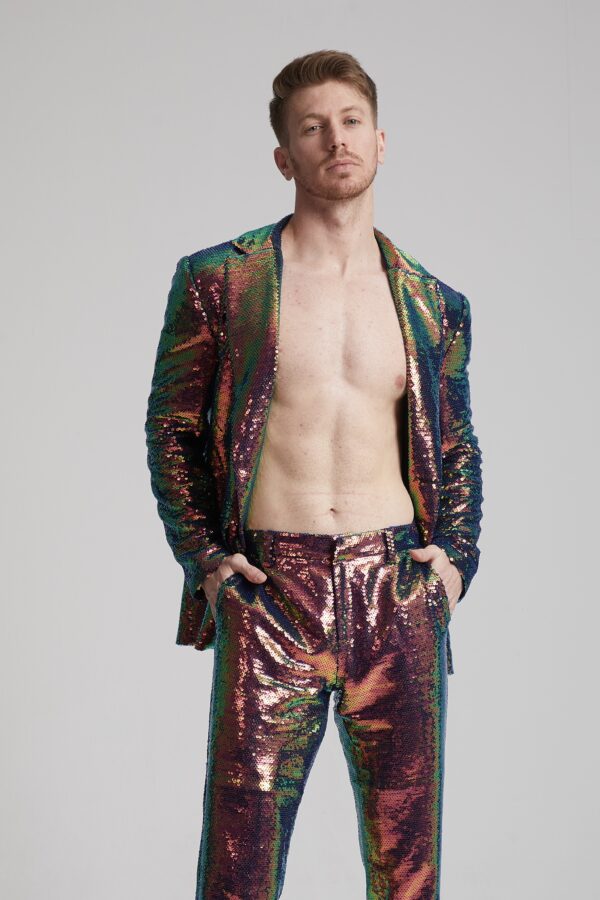 Men’s Tailored Sequin Suit