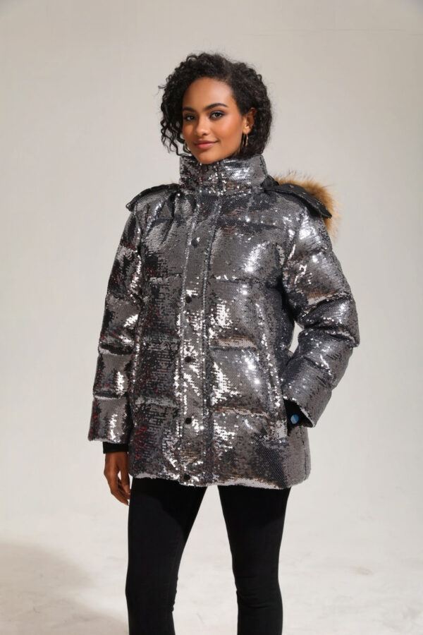 Women’s Short Puffer Parka - Image 6