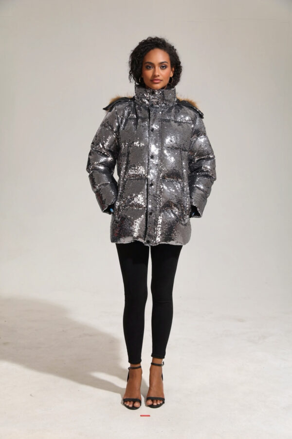 Women’s Short Puffer Parka - Image 7