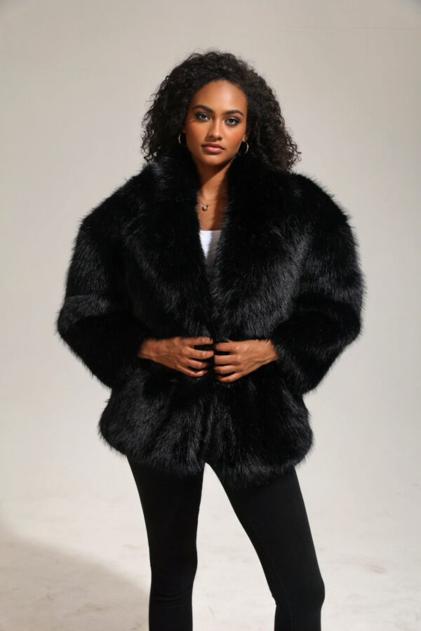 Women’s Faux Oversized Fur - Image 6