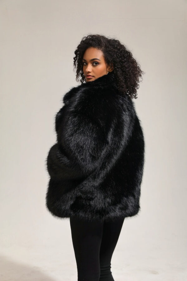 Women’s Faux Oversized Fur - Image 7