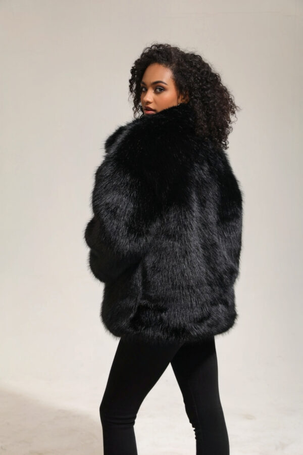 Women’s Faux Oversized Fur - Image 8