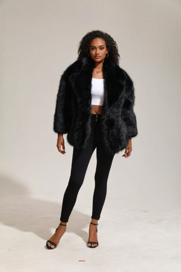 Women’s Faux Oversized Fur - Image 10