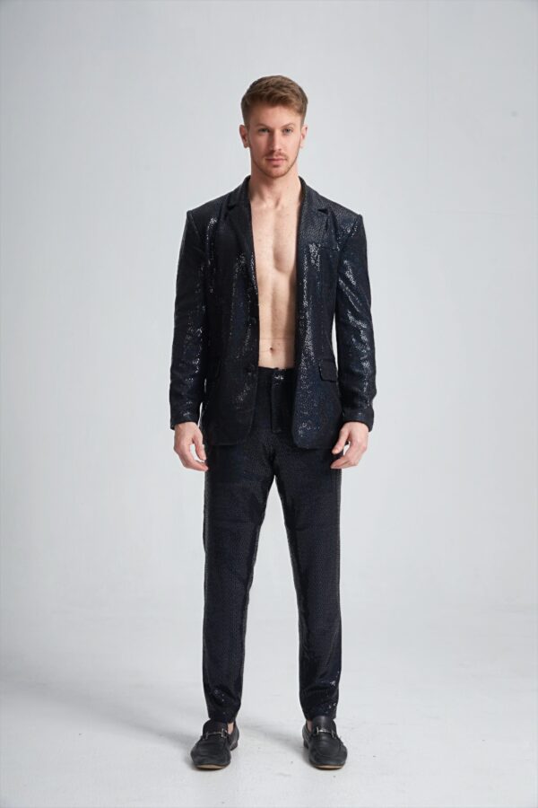 Men’s Tailored Sequin Suit