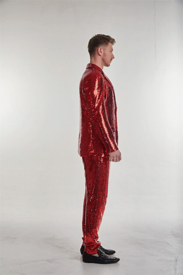 Men’s Tailored Sequin Suit - Image 4