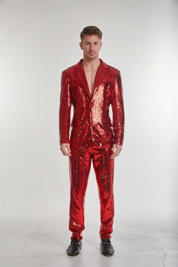 Men’s Tailored Sequin Suit