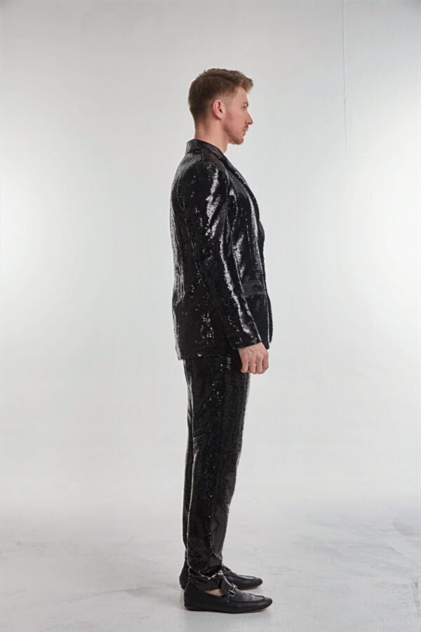 Men’s Tailored Sequin Suit - Image 4