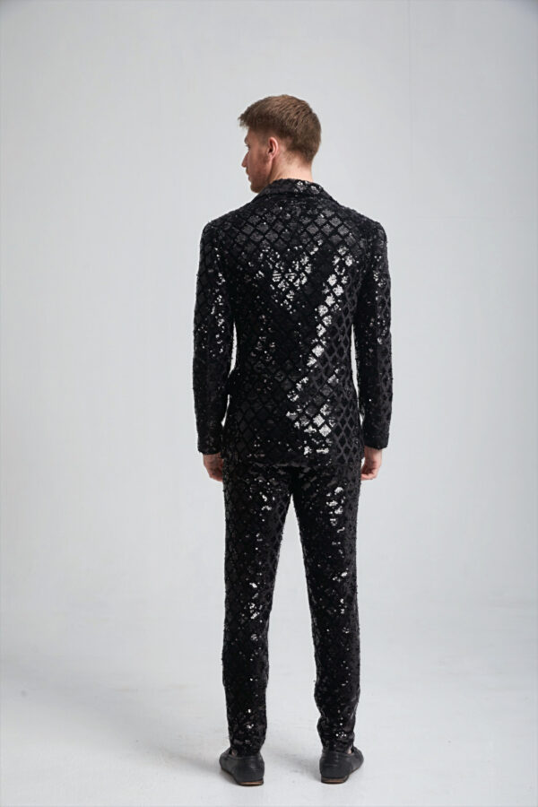 Men’s Tailored Sequin Suit - Image 4