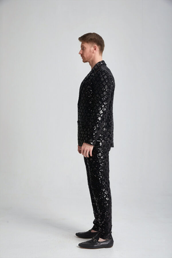 Men’s Tailored Sequin Suit - Image 5