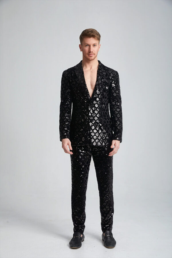 Men’s Tailored Sequin Suit