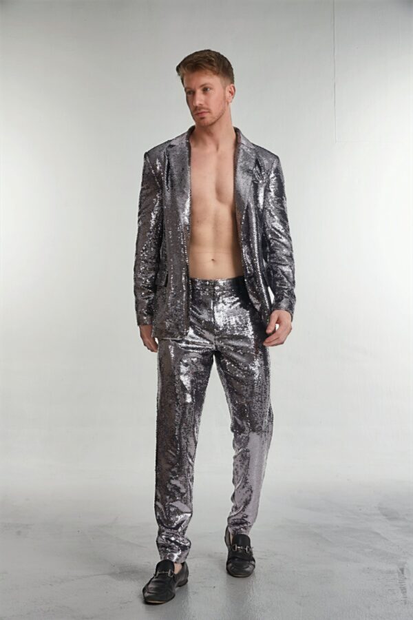 Men’s Tailored Sequin Suit - Image 2