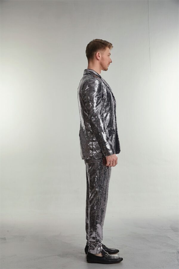 Men’s Tailored Sequin Suit - Image 4