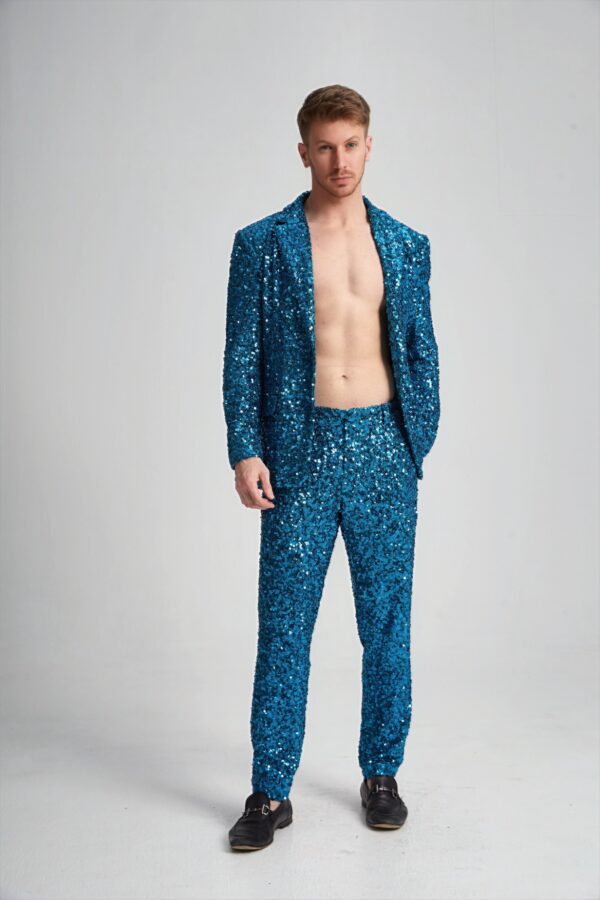 Men’s Tailored Sequin Suit - Image 2