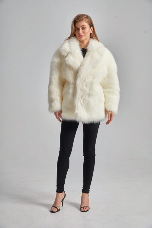 Women’s Faux Oversized Fur - Image 4