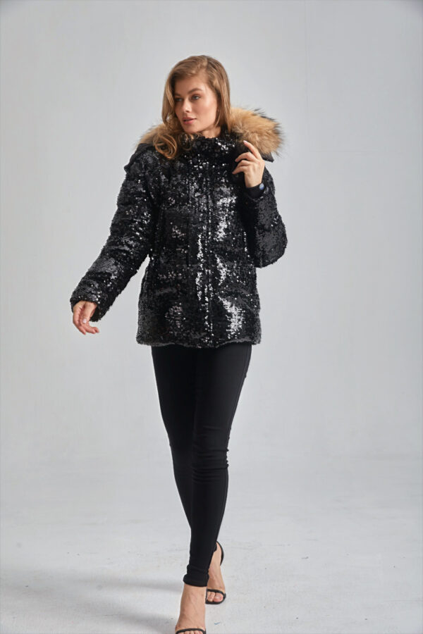 Women’s Short Puffer Parka - Image 4