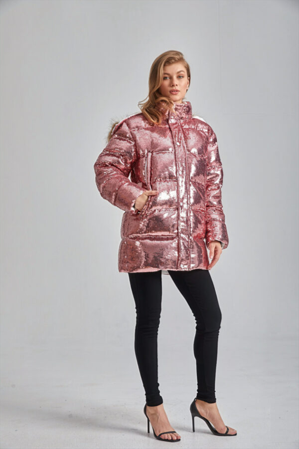 Women’s Long Puffer Parka - Image 7