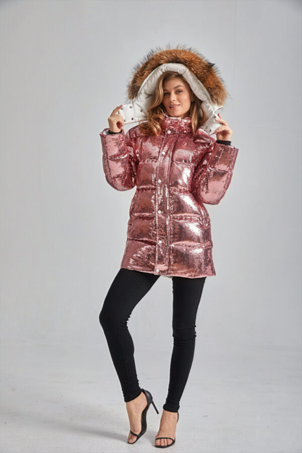 Women’s Long Puffer Parka - Image 8