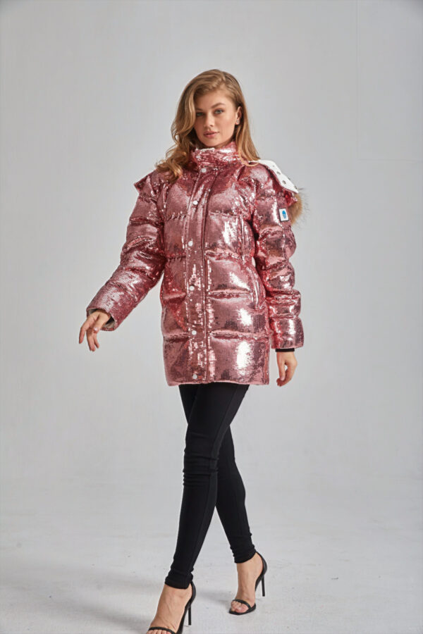 Women’s Long Puffer Parka - Image 9