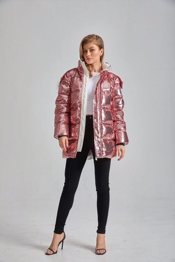 Women’s Long Puffer Parka - Image 13