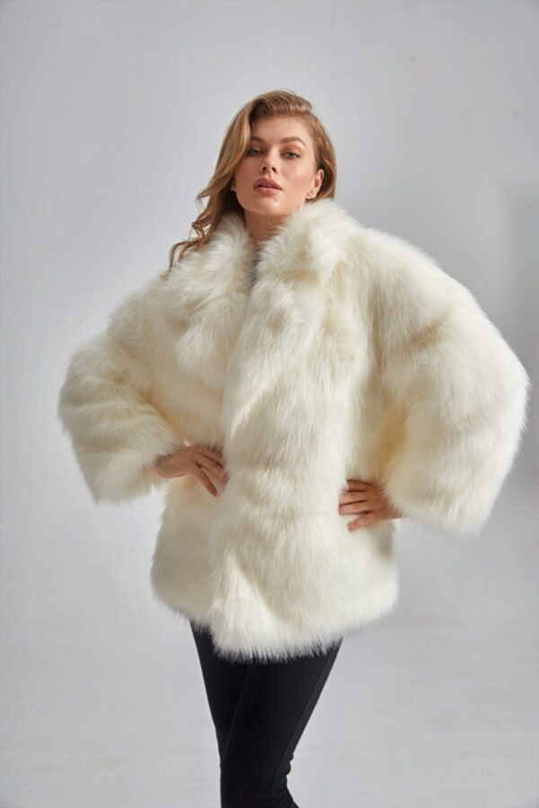 Women’s Faux Oversized Fur - Image 7