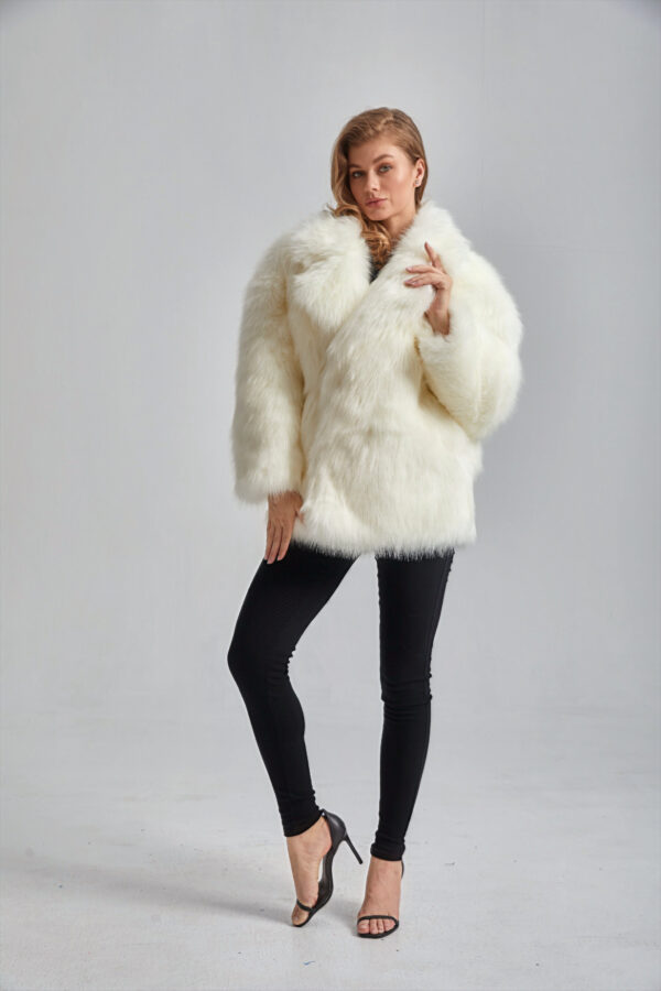 Women’s Faux Oversized Fur - Image 9